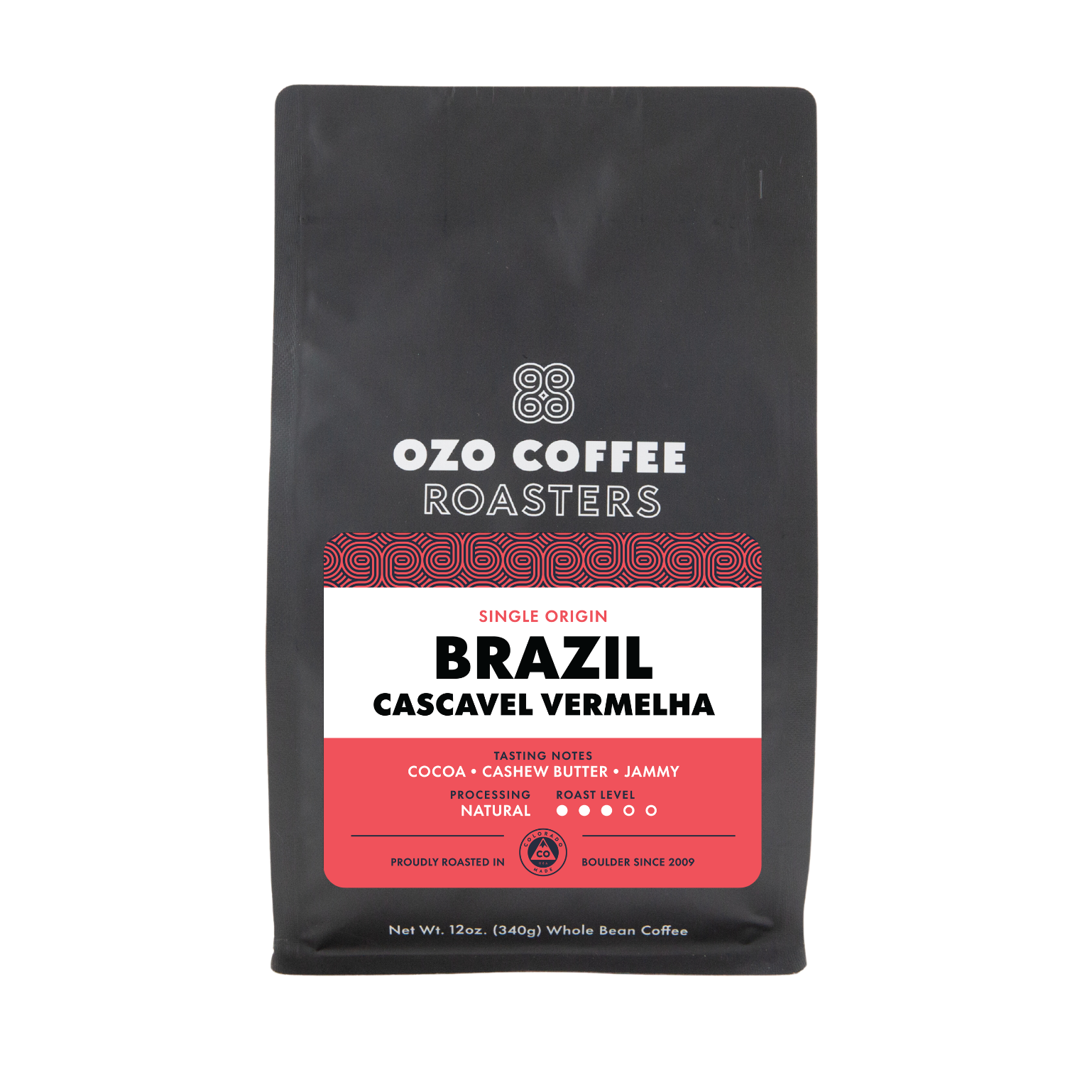 Brazil Cascavel Vermelha Coffee | Medium Light Roast – OZO Coffee