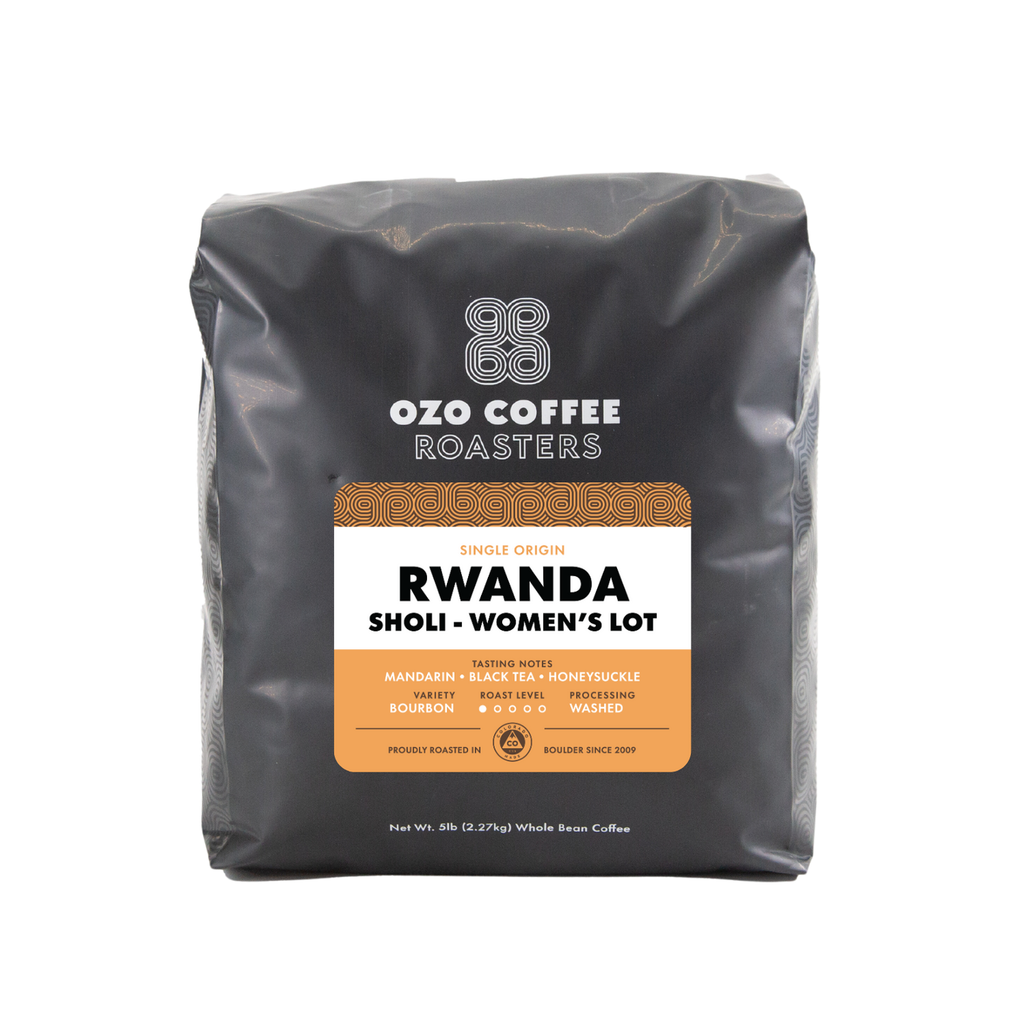 Rwanda Sholi Washed Bourbon | 5lb Bulk Specialty Coffee | OZO Coffee Roasters Colorado