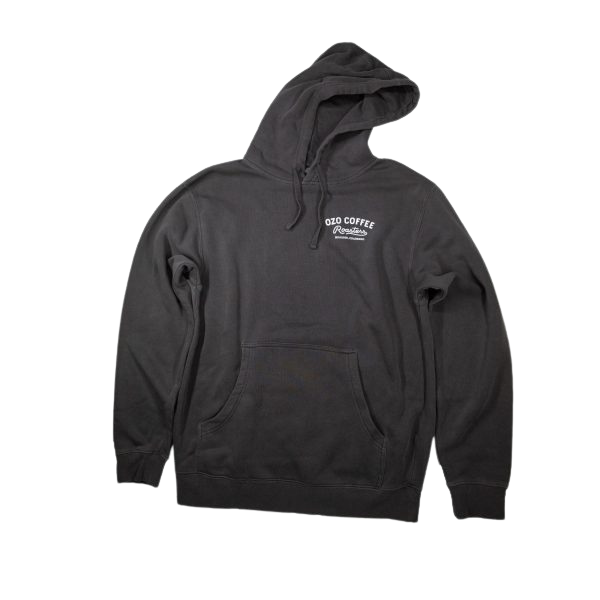 OZO Mug Hoodie Black Front