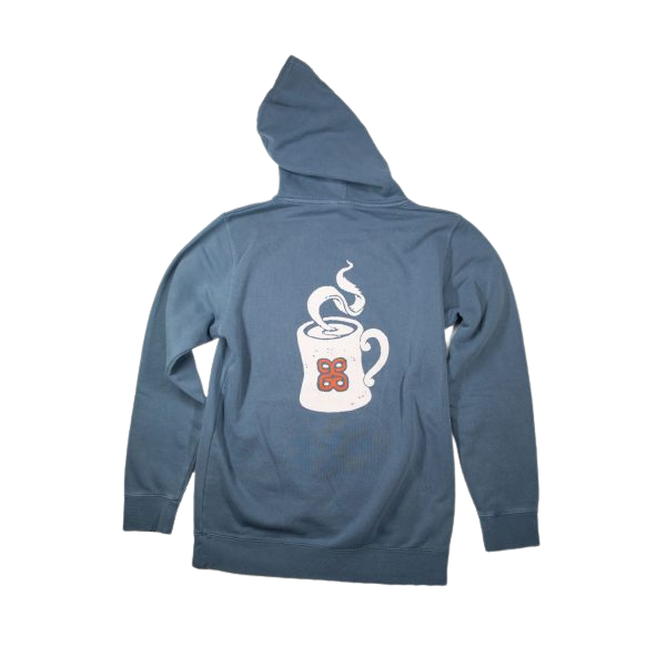 OZO Mug Hoodie Blue Back