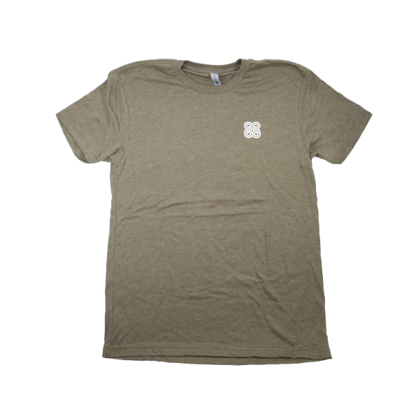 Lion Glyph Tee Green Front