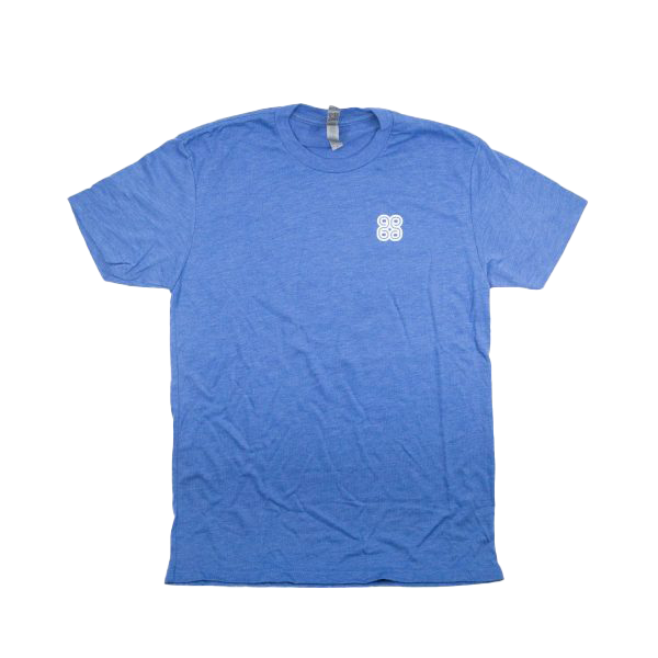 Lion Glyph Tee Blue Front