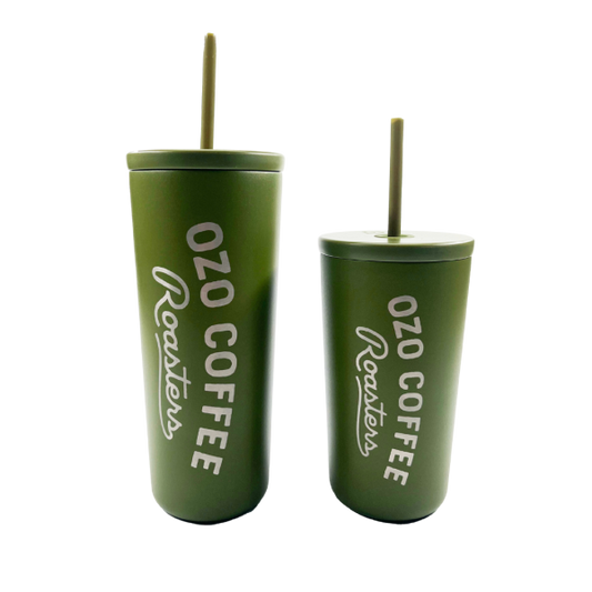 16oz and 24oz OZO Coffee Cold Cups Green