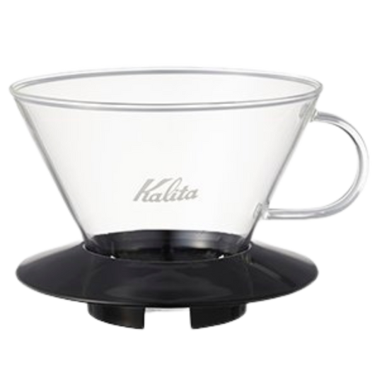 Kalita Glass Wave Dripper 185 (Black)