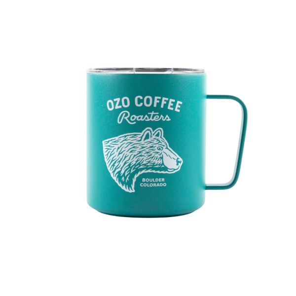 12oz MiiR Green Insulated Roaster Bear Mug