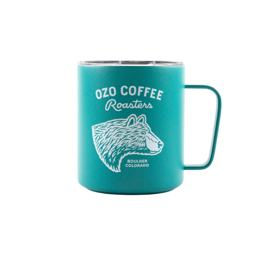 12oz MiiR Green Insulated Roaster Bear Mug