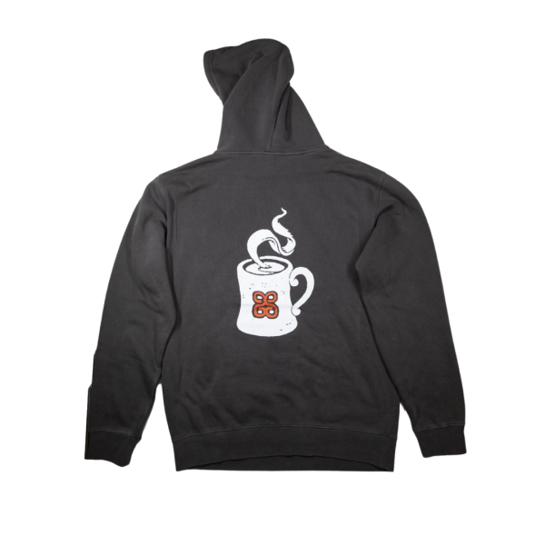 OZO Mug Hoodie Black Back